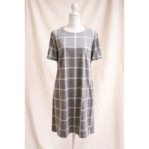 Tommy Hilfiger Plaid Dress Size 12 Classic Preppy Classic Work Midi Quiet Luxury